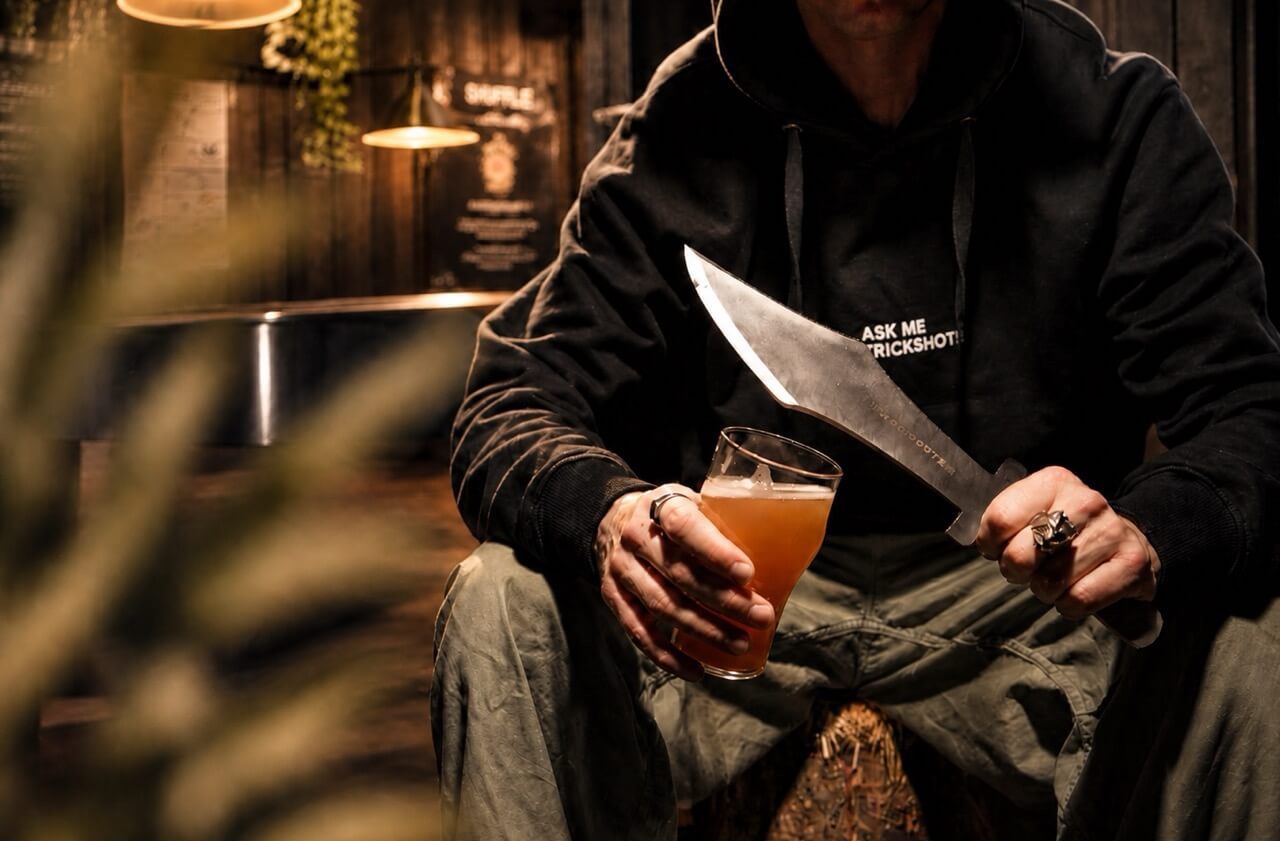 Messerwerfen in Hamburg bei WoodCutter